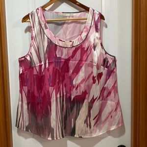 Woman Sejour Blouse, size 16W, color Pink.